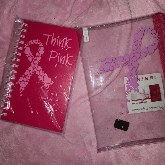 Stage. from Gordmans Other - New "Think Pink" journal and case. 🎀 Cute